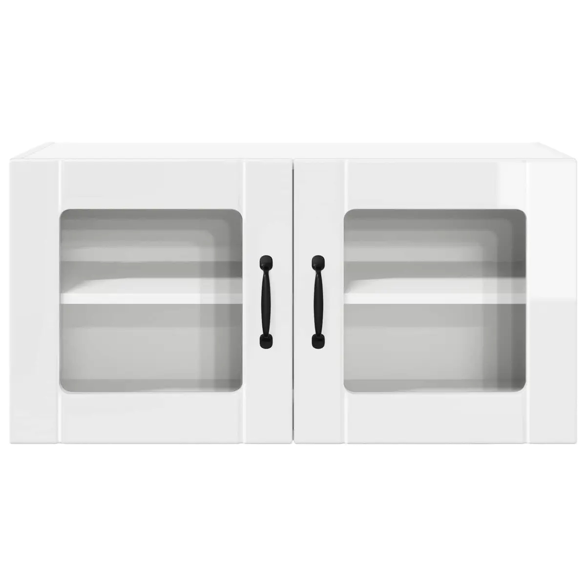 Wall Cabinet Engineered Wood 80 x 31 x 40 cm High Gloss White