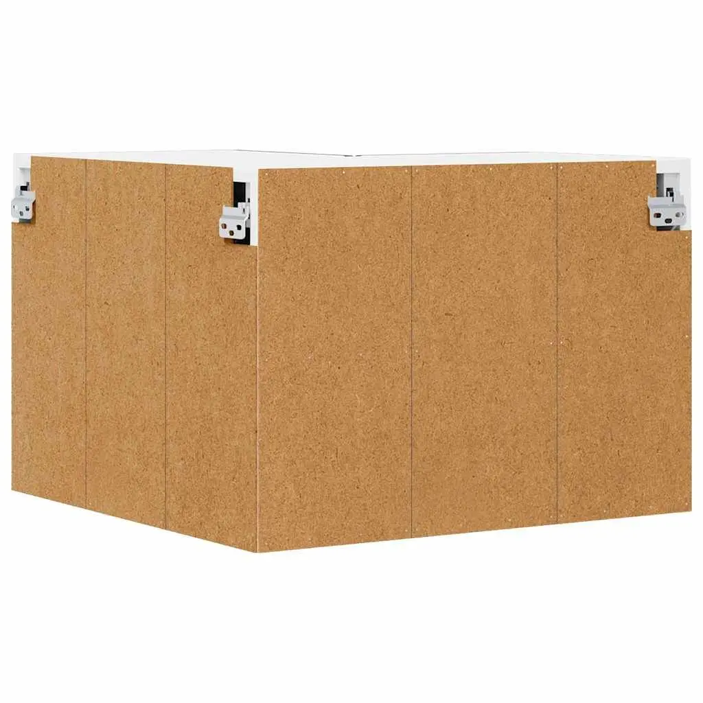 Wall-Mounted Black Kitchen Corner Cabinet