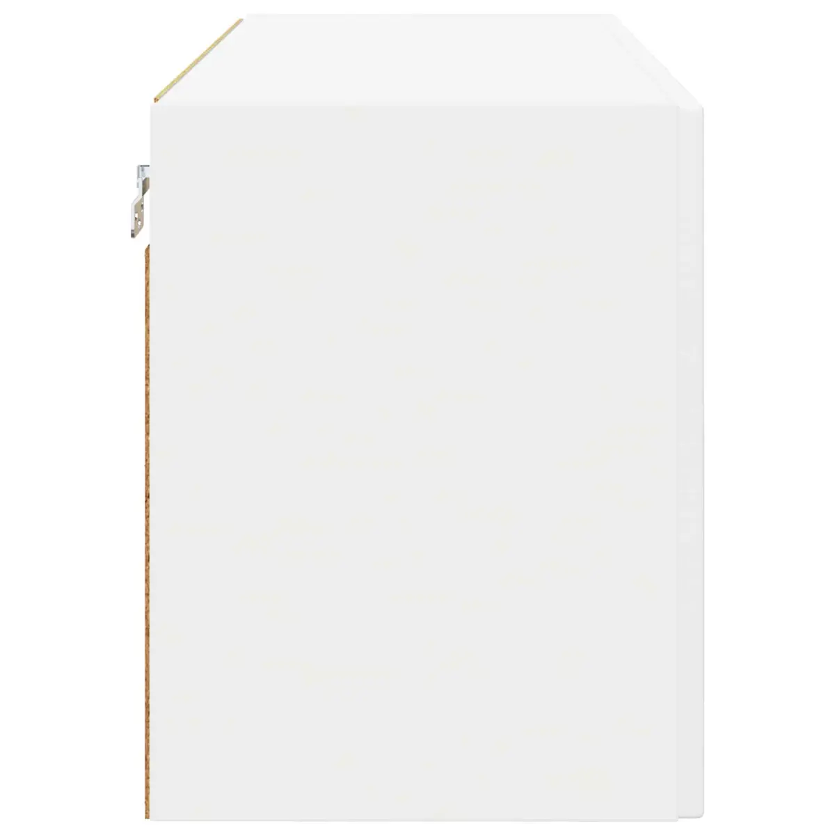 Wall Cabinet Engineered Wood Glass 60x31x40cm White