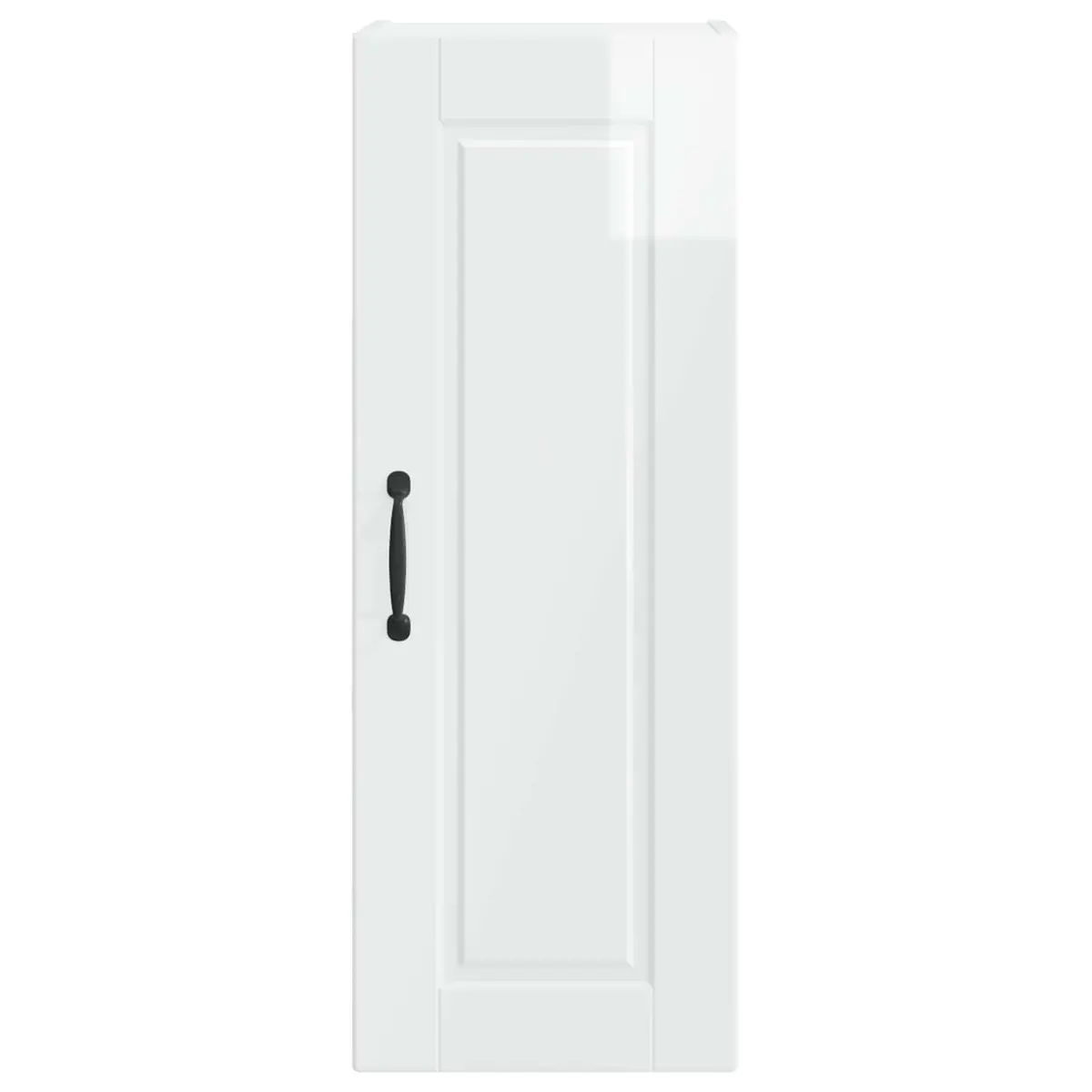 Wall Cabinet Engineered Wood 30x31x80cm High Gloss White 2 Piece