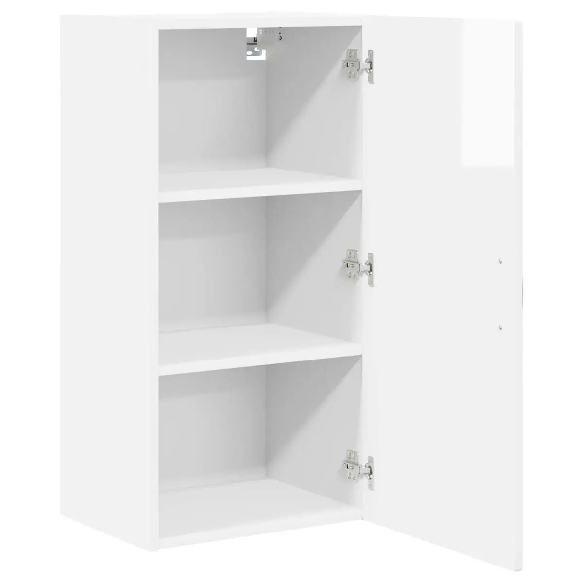 High Gloss White Modern Wall Cabinet for Kitchen Storage