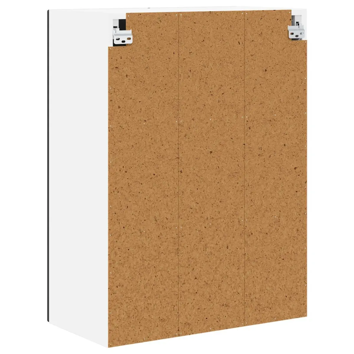 Black Engineered Wood Wall Cabinet 60x31x80cm