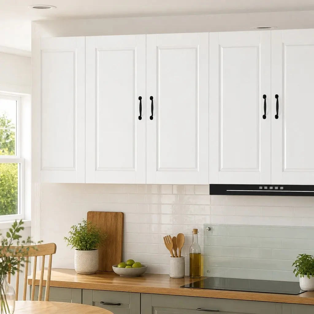 Wall Cabinet Engineered Wood 80x31x80cm High Gloss White