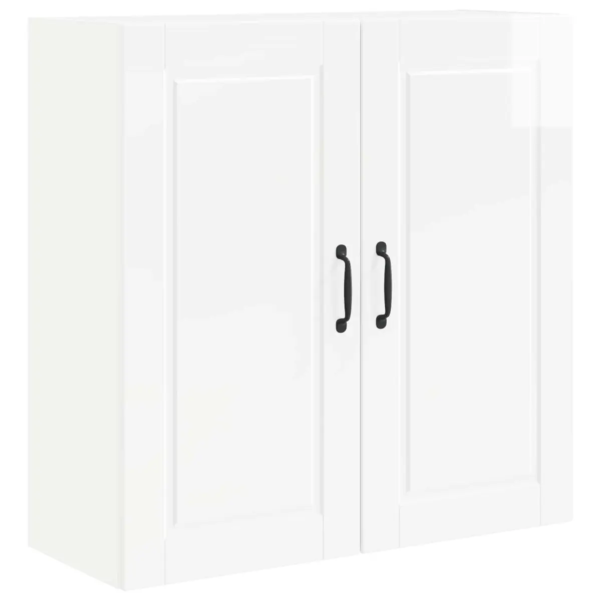 Wall Cabinet Engineered Wood 80x31x80cm High Gloss White