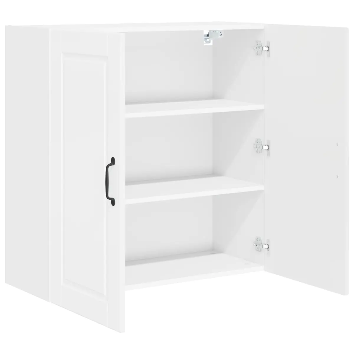 Wall Cabinet Engineered Wood 80x31x80cm High Gloss White