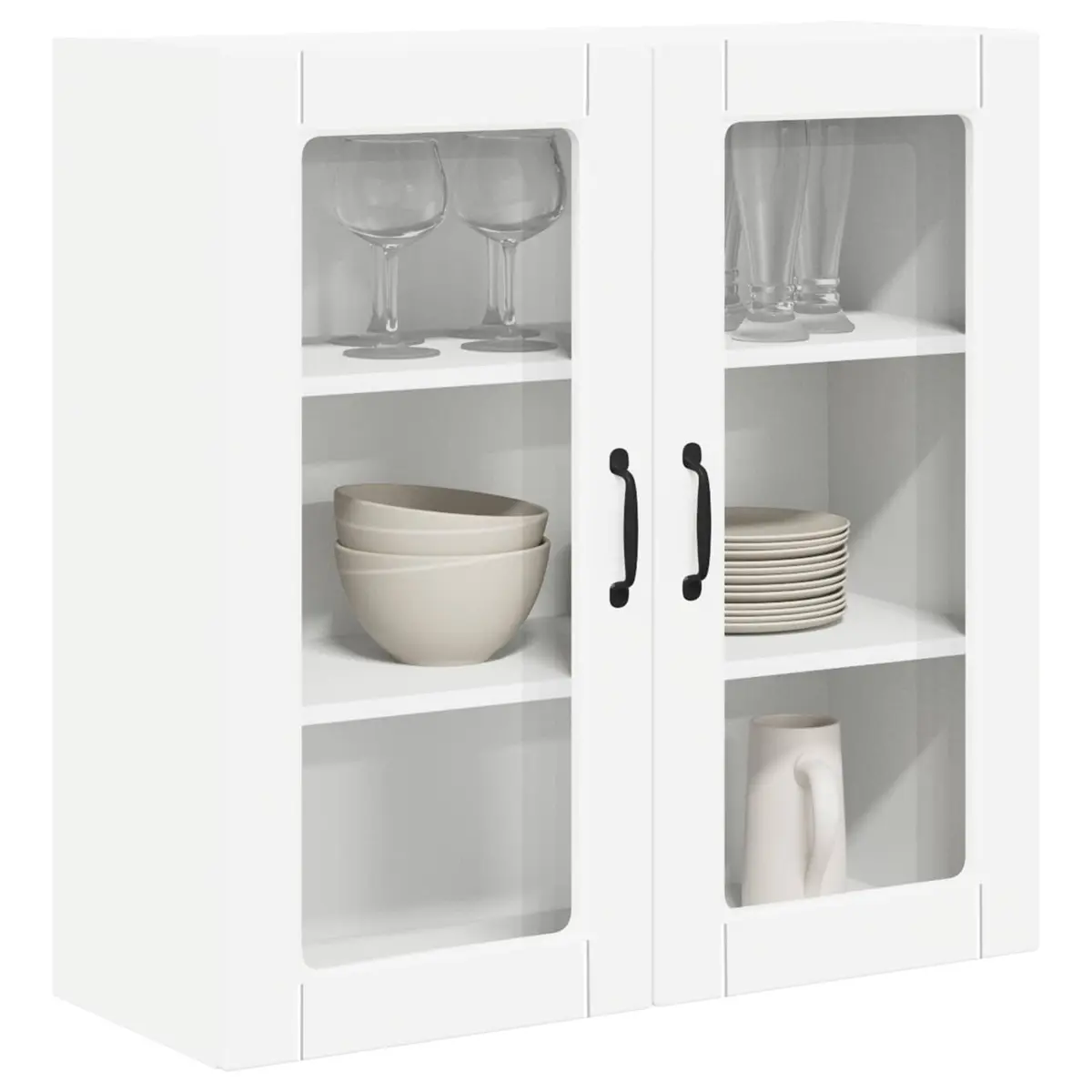 Wall Cabinet Engineered Wood 80x31x80cm White
