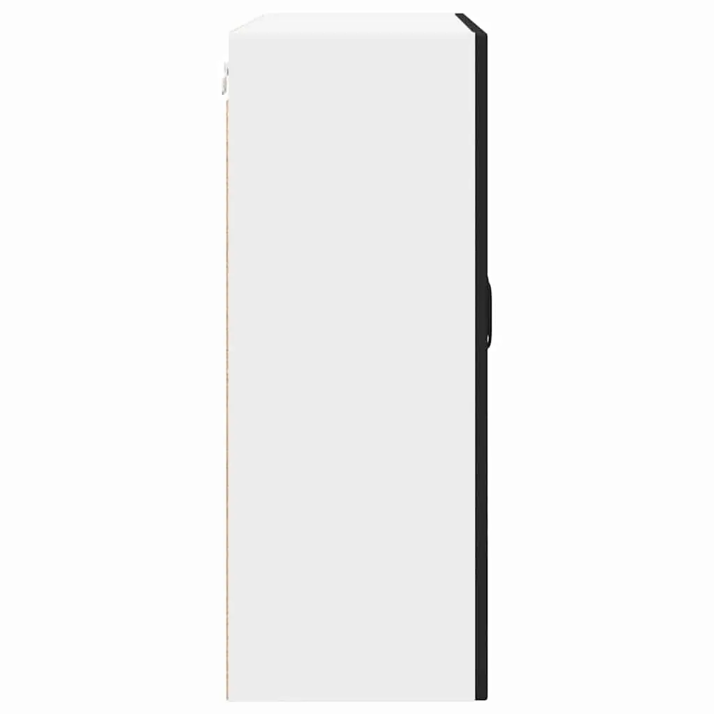 Wall Cabinet Engineered Wood 80x31x80cm Black