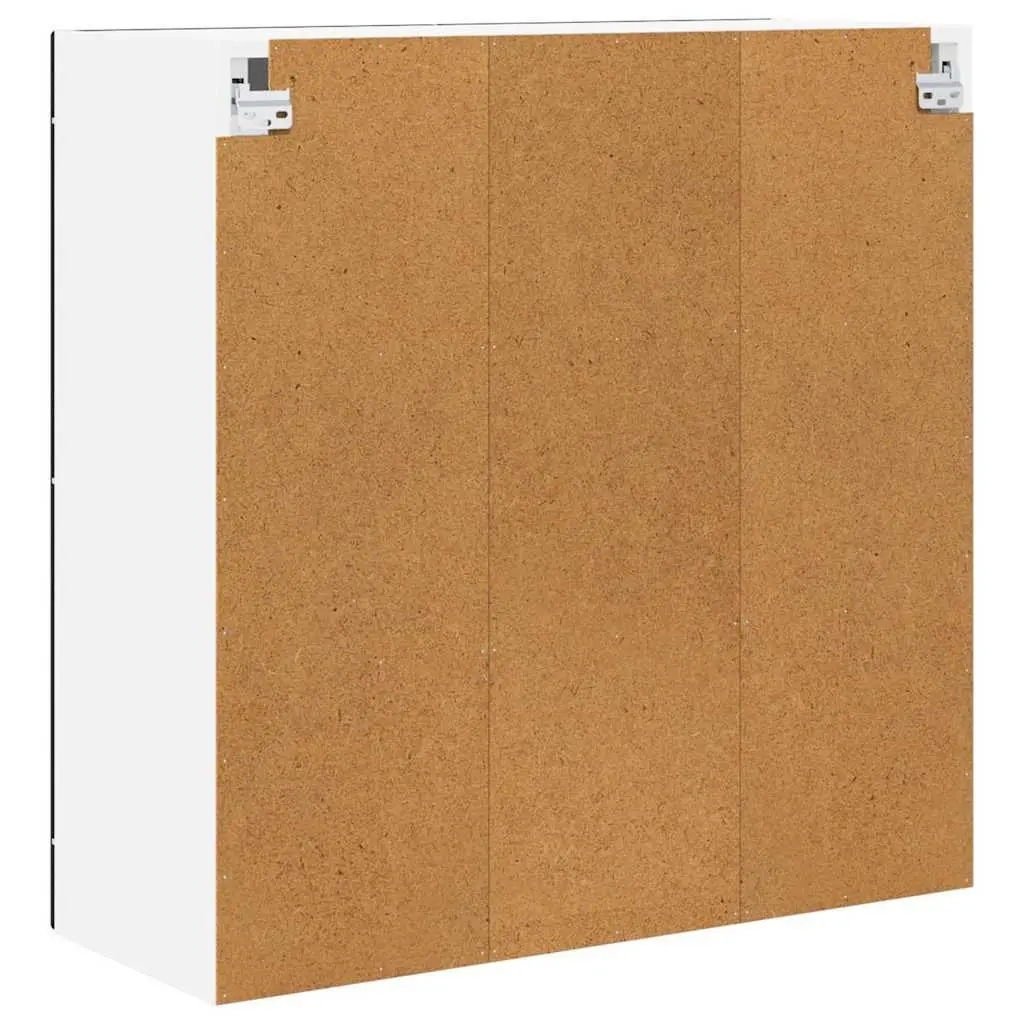 Wall Cabinet Engineered Wood 80x31x80cm Black