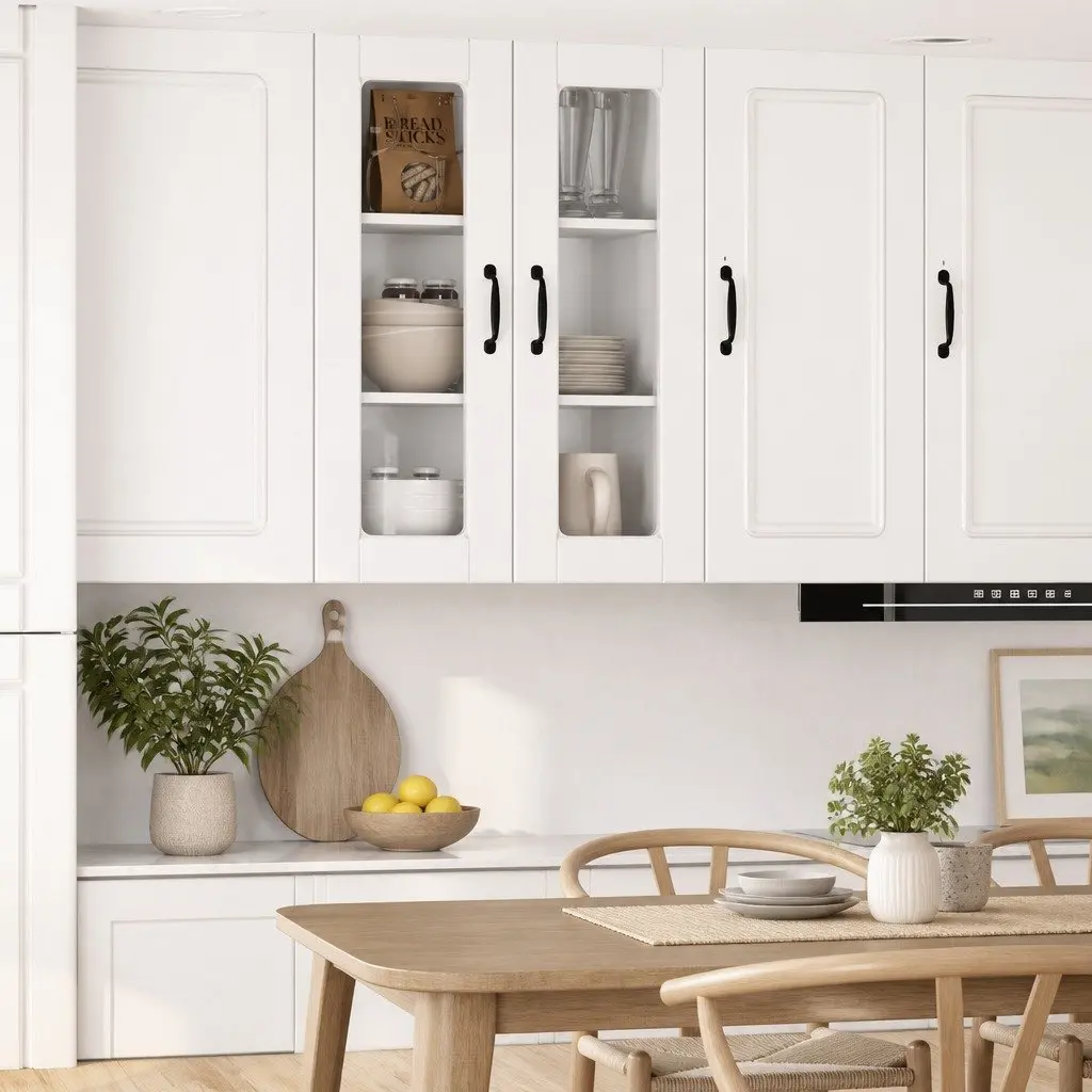 Wall Mounted Kitchen Cabinet Engineered Wood 60 x 31 x 80 cm High Gloss White