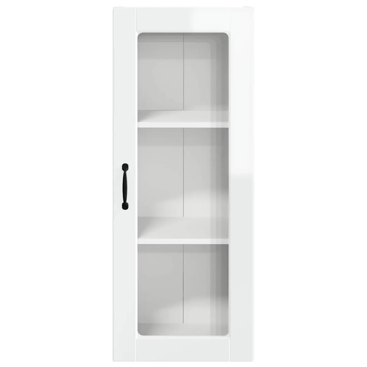 Wall-mounted Kitchen Cabinet Engineered Wood 40x31x100cm High Gloss White
