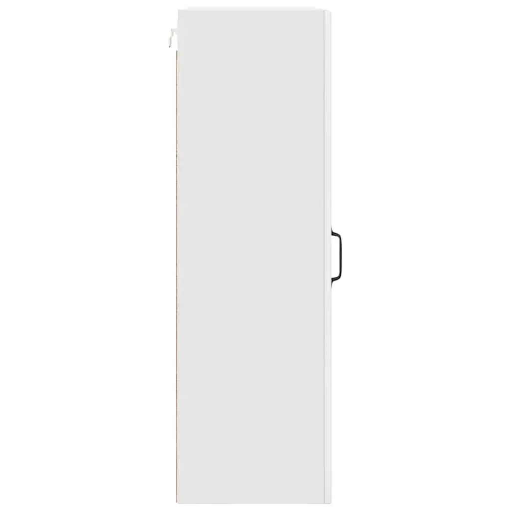 Wall-mounted Kitchen Cabinet Engineered Wood 40x31x100cm High Gloss White