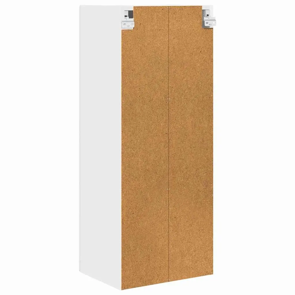 Wall-mounted Kitchen Cabinet Engineered Wood 40x31x100cm High Gloss White