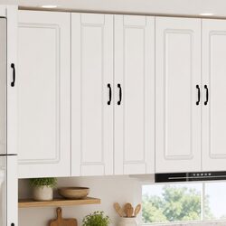 Stylish White Wall-Mounted Kitchen Cabinet 30x31x100cm
