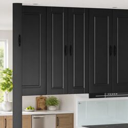 Stylish Wall-Mounted Kitchen Cabinet with Shelves