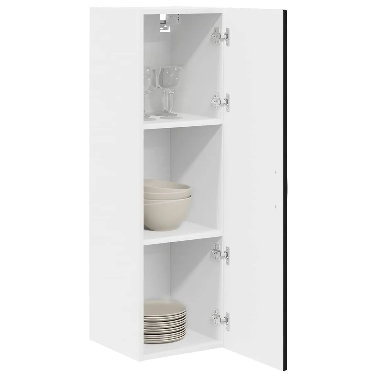 Wall-Mounted Kitchen Cabinet with Shelves