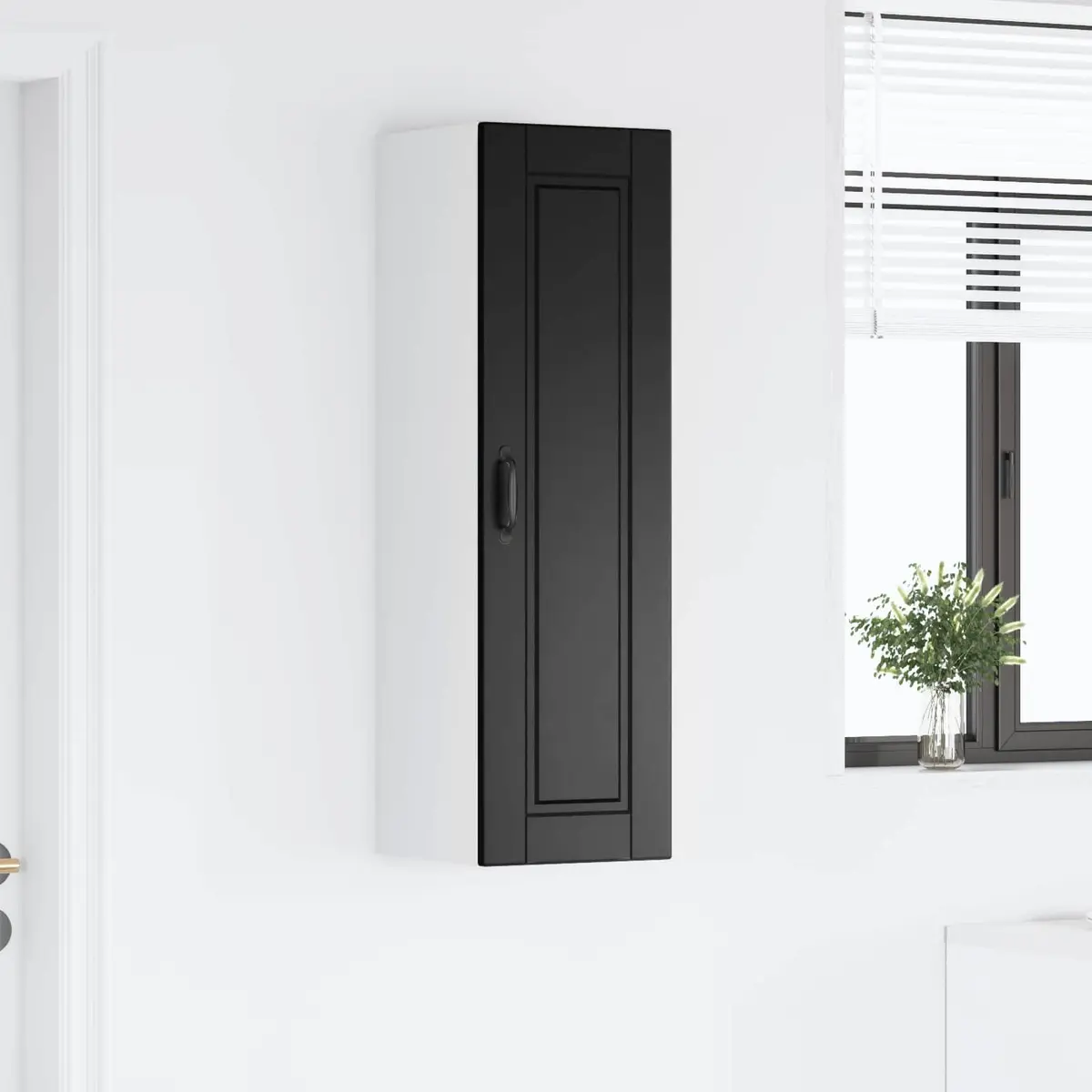 Wall-Mounted Kitchen Cabinet with Shelves