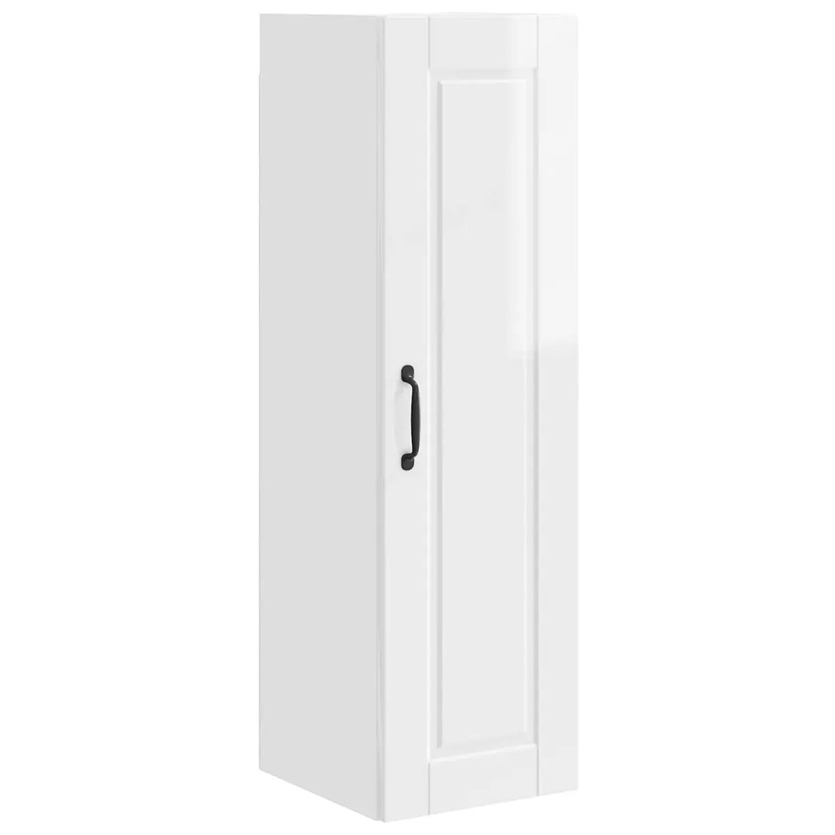 High Gloss White Engineered Wood Wall Cabinet