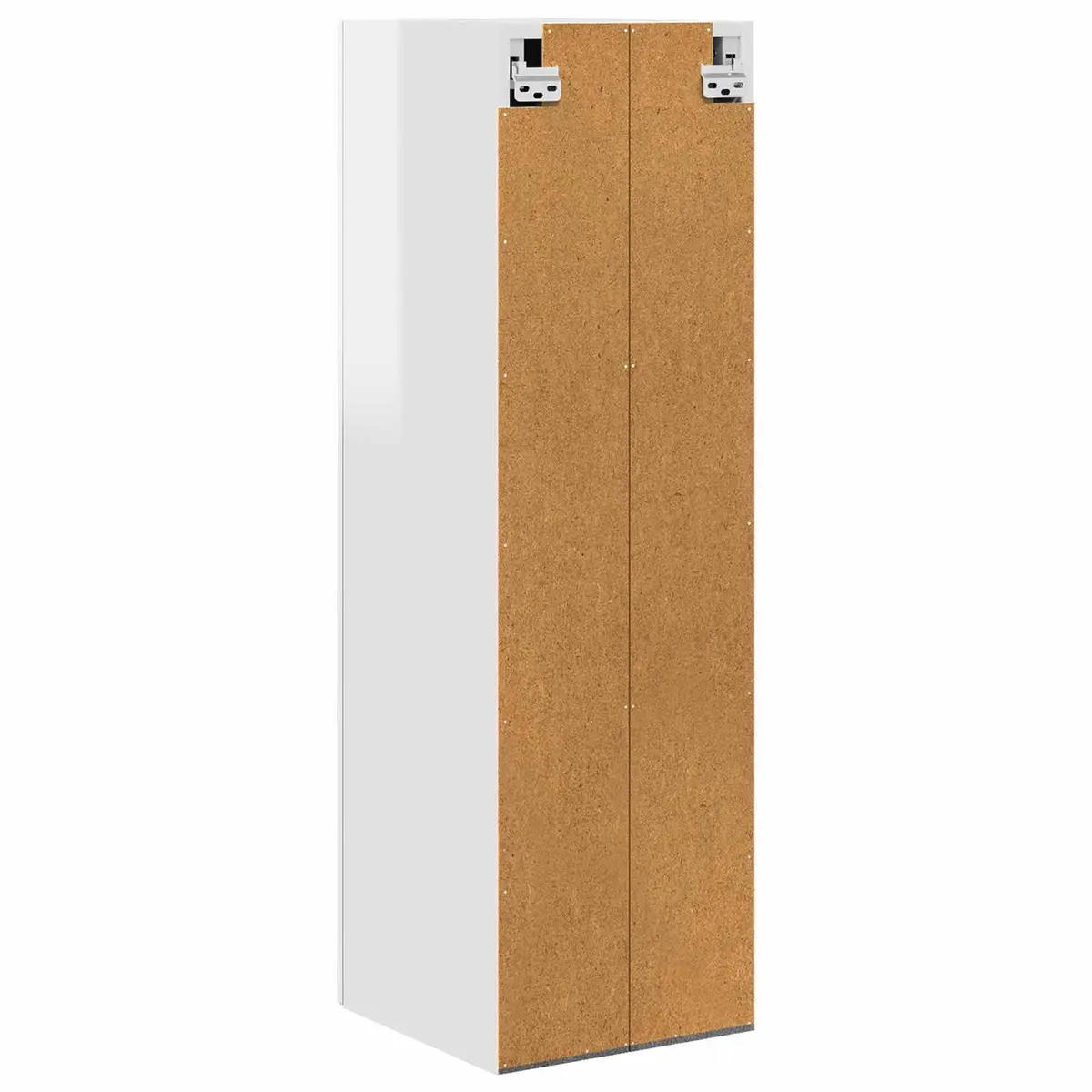 High Gloss White Engineered Wood Wall Cabinet
