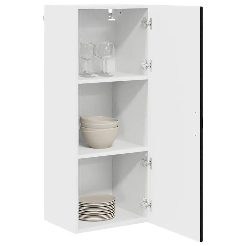 Wall Cabinet Engineered Wood 40 x 31 x 100 cm Black