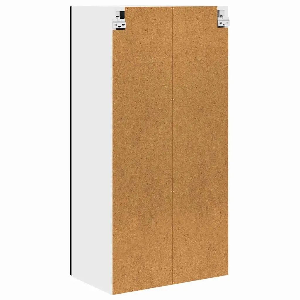 Black Engineered Wood Wall Cabinet for Kitchens