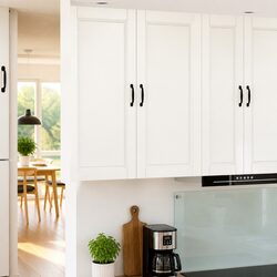 Wall Cabinet Kitchen Storage High Gloss White Modern Engineered Wood Shelves