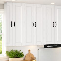 Sturdy Wall-Mounted Kitchen Cabinet in White
