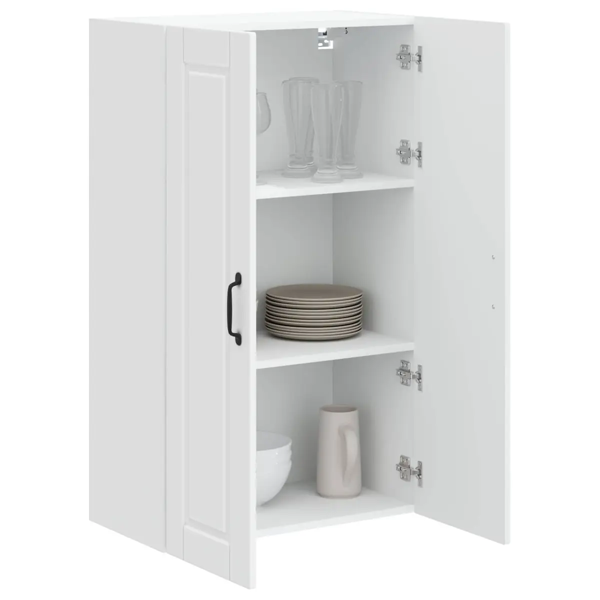 Wall-Mounted Kitchen Cabinet in White