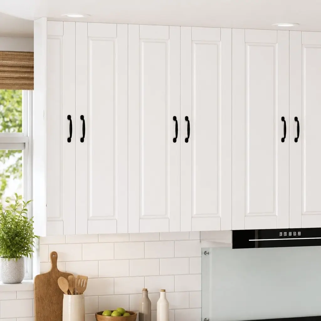 Kitchen Cabinet Engineered Wood 60 x 31 x 100 cm High Gloss White Storage Cupboard Shelves