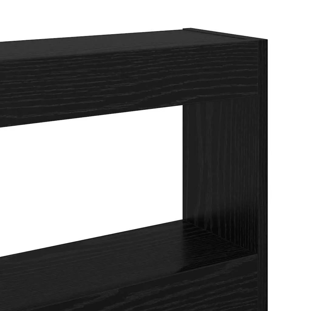 Headboard in Black Oak with LED Light & USB