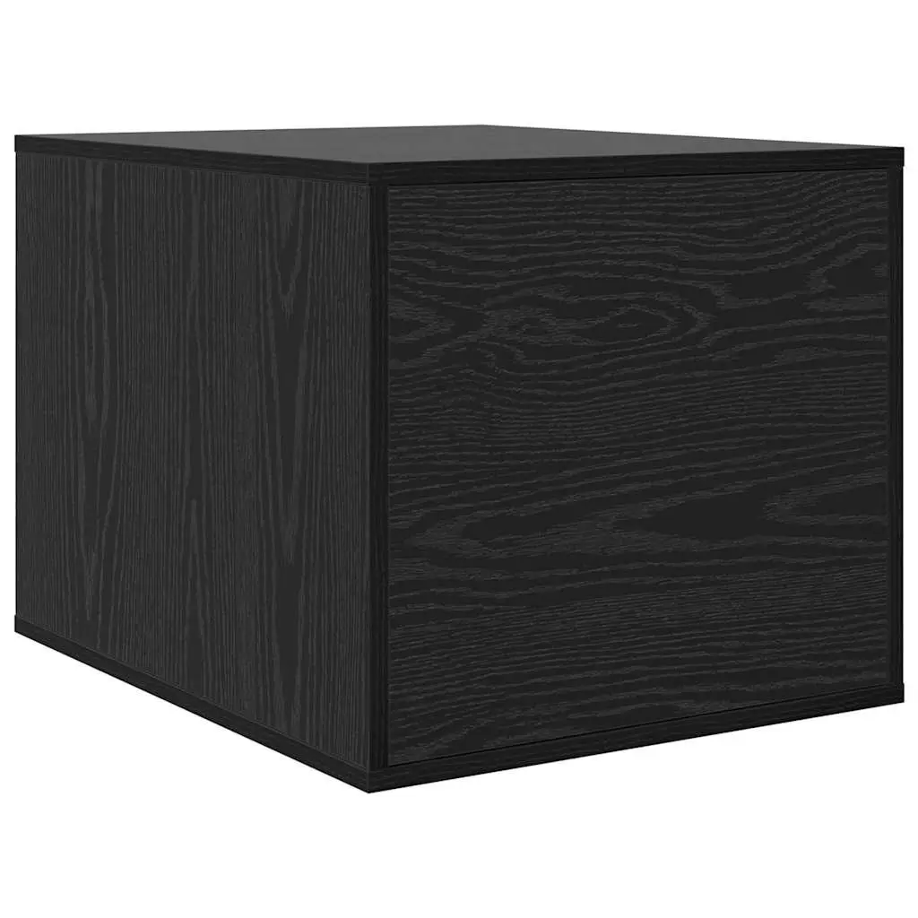 Black Oak Wood Cat Litter Box Enclosure