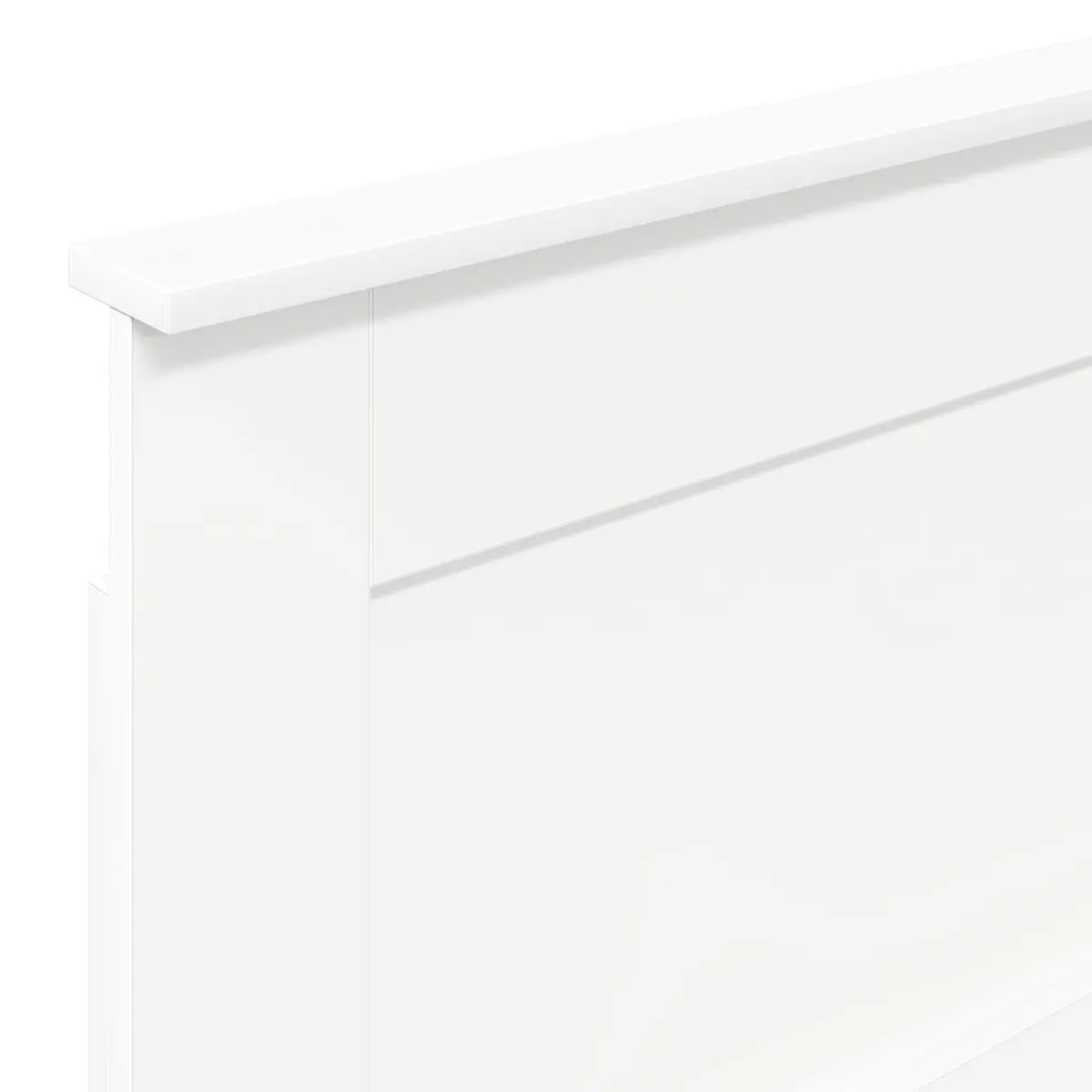 White Headboard 90cm Modern Bedroom Furniture Engineered Wood Wall Mount