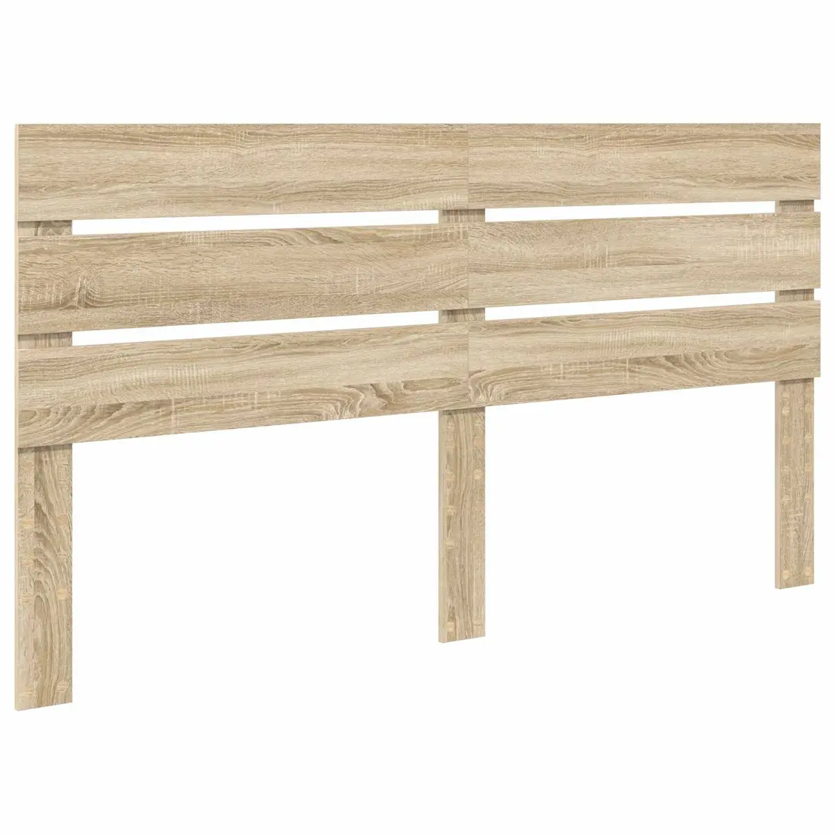 Brown Engineered Wood Headboard 100 cm