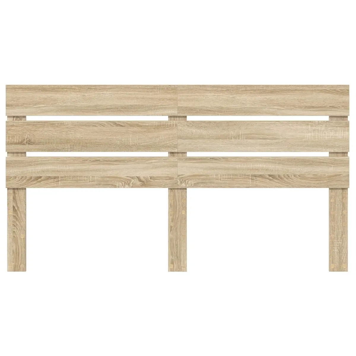 Brown Engineered Wood Headboard 100 cm