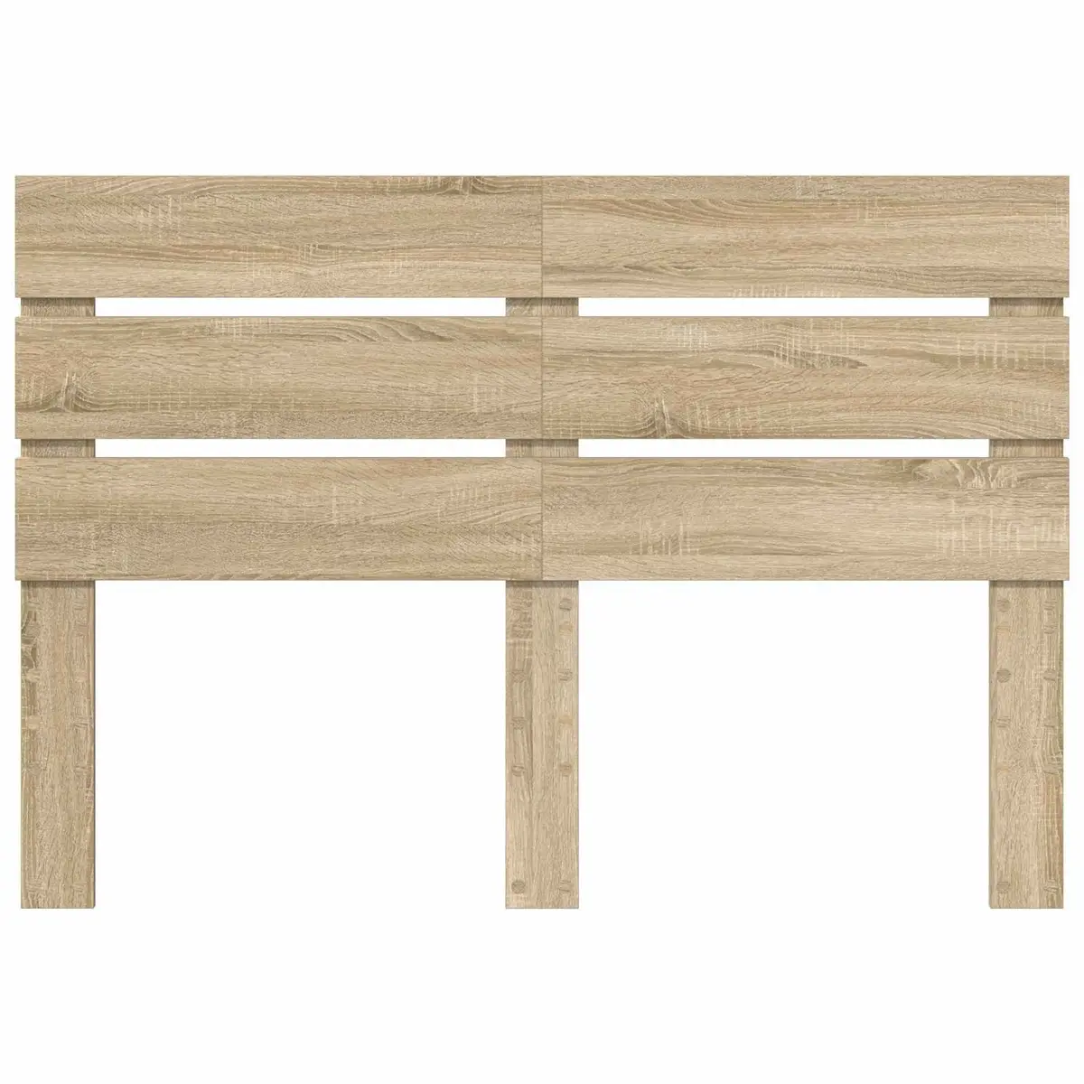 Headboard Engineered Wood Rectangular Brown Sonoma Oak