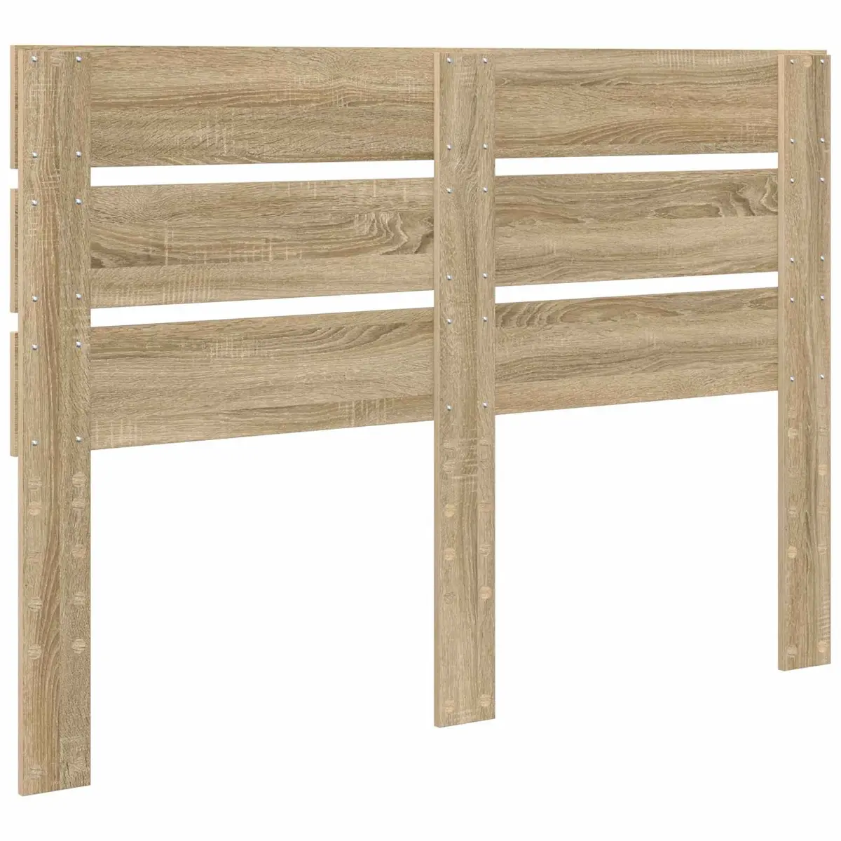 Headboard Engineered Wood Rectangular Brown Sonoma Oak