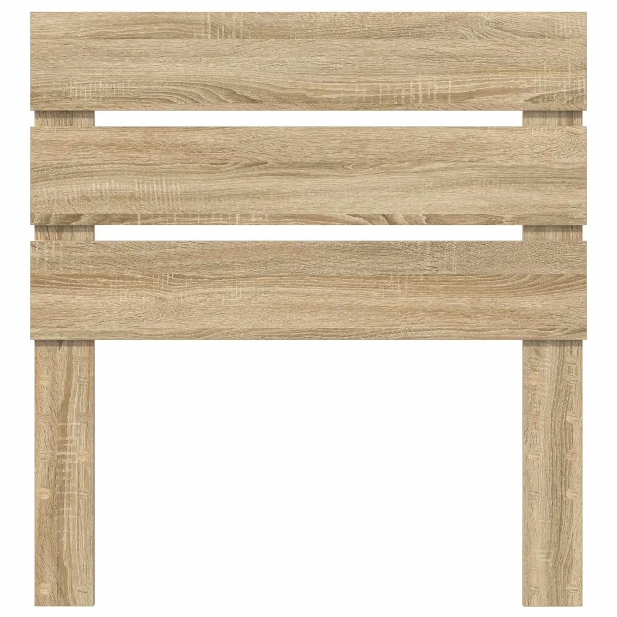 Rectangular Modern Headboard in Brown Sonoma Oak