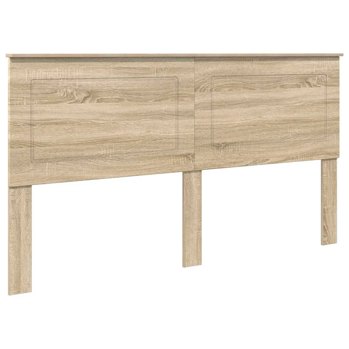 Sonoma Oak Wall-Mounted Adjustable Height Headboard 100 cm