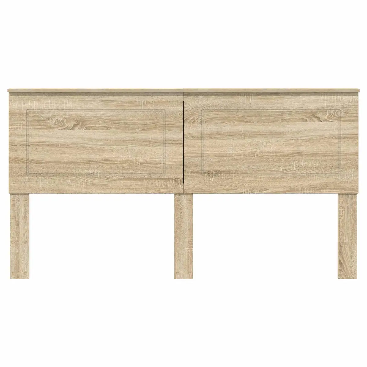 Sonoma Oak Wall-Mounted Adjustable Height Headboard 100 cm