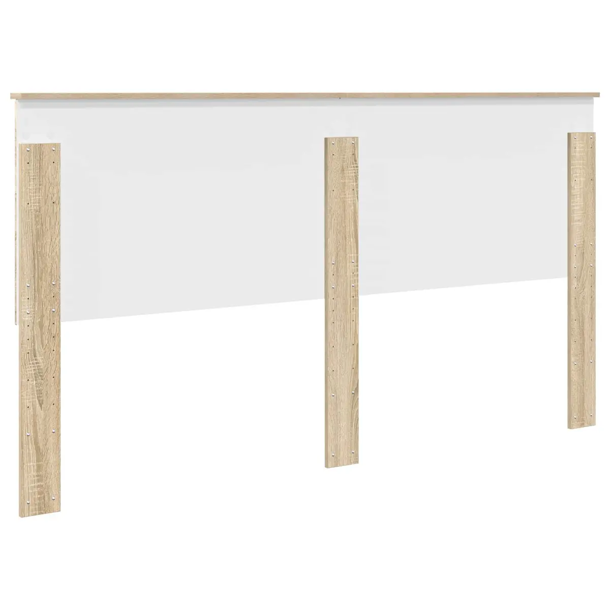 Sonoma Oak Wall-Mounted Adjustable Height Headboard 100 cm