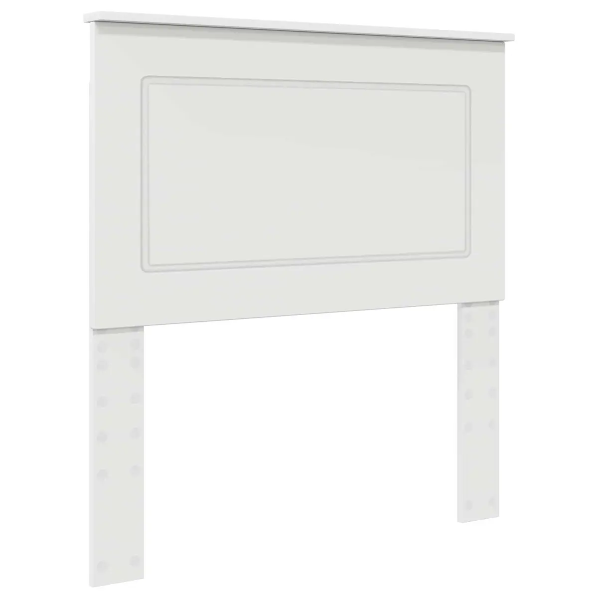 Headboard White 100 cm Modern Wall-Mounted Bedroom Adjustable Height Engineered