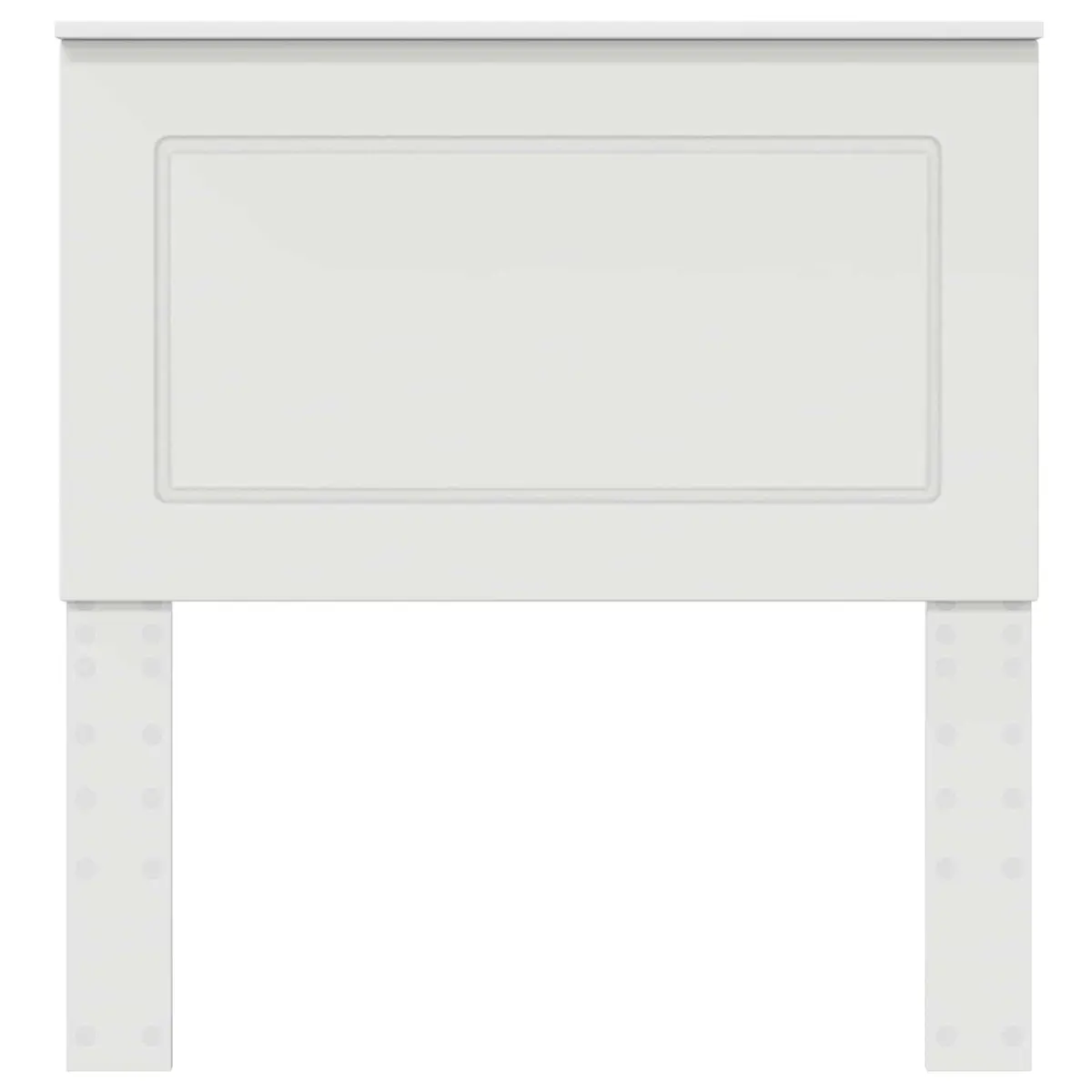 Headboard White 100 cm Modern Wall-Mounted Bedroom Adjustable Height Engineered