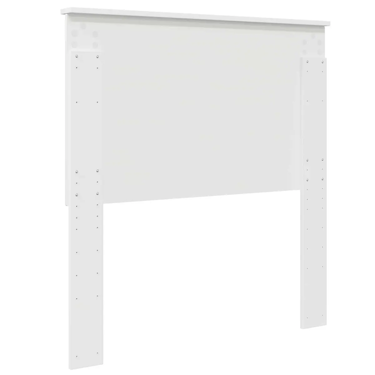 Headboard White 100 cm Modern Wall-Mounted Bedroom Adjustable Height Engineered
