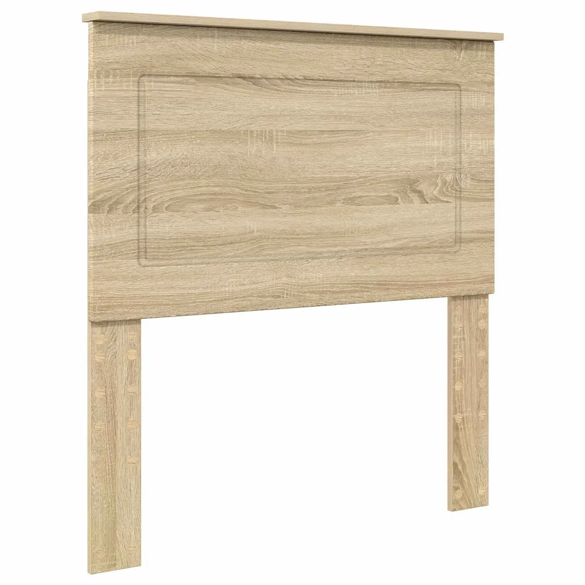 Sonoma Oak Wall-Mounted Headboard with Adjustable Height