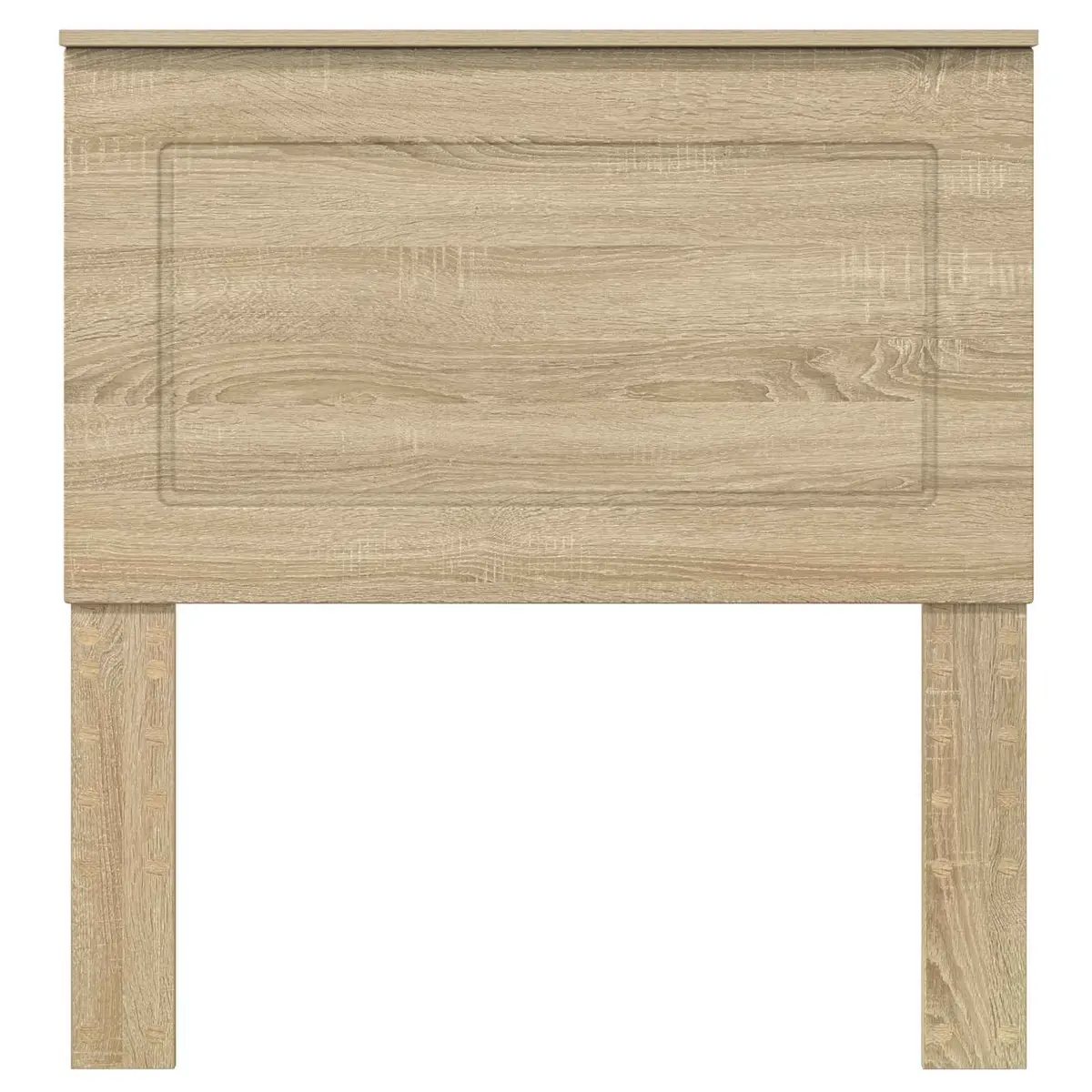 Sonoma Oak Wall-Mounted Headboard with Adjustable Height