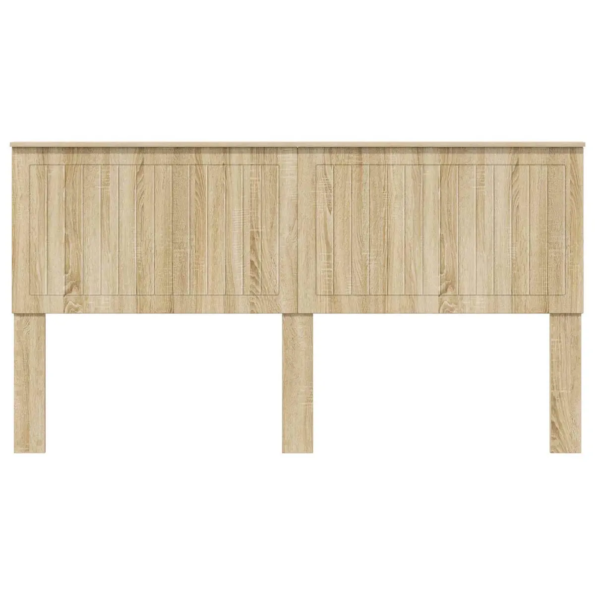 Brown Engineered Wood Modern Headboard 180cm