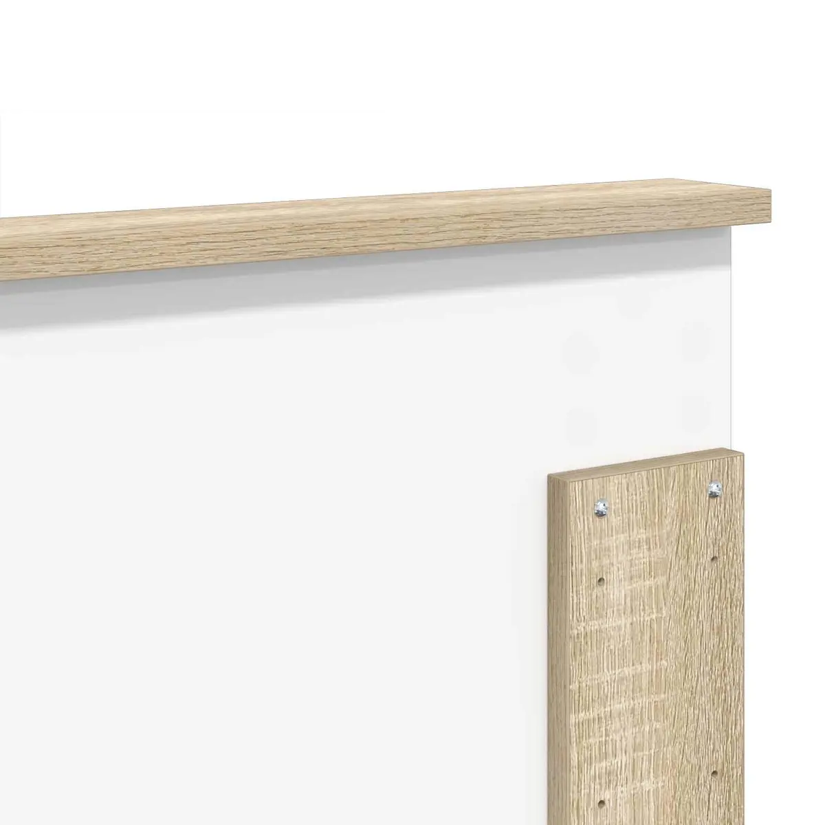 Brown Engineered Wood Modern Headboard 180cm