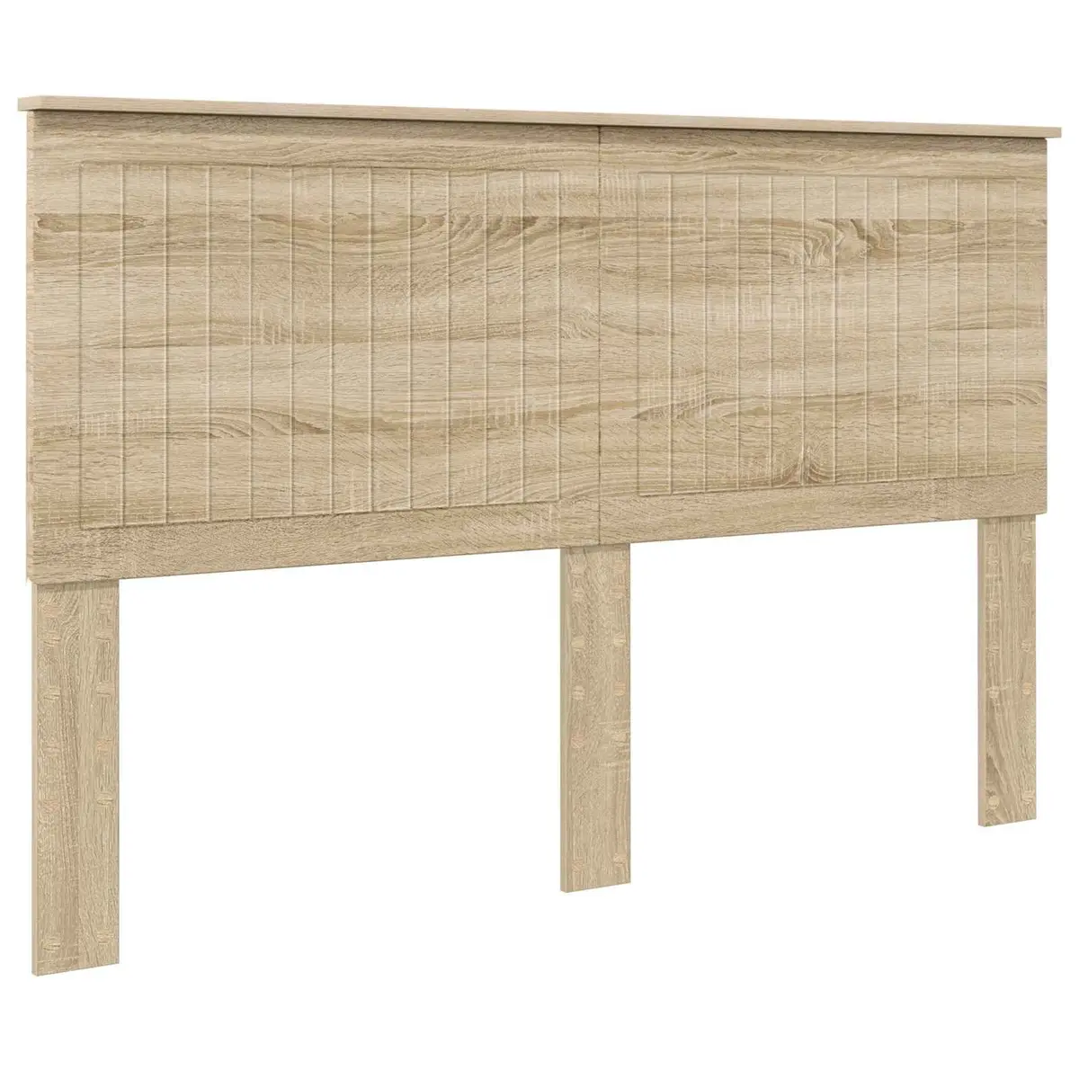 Brown Engineered Wood Headboard 150 cm