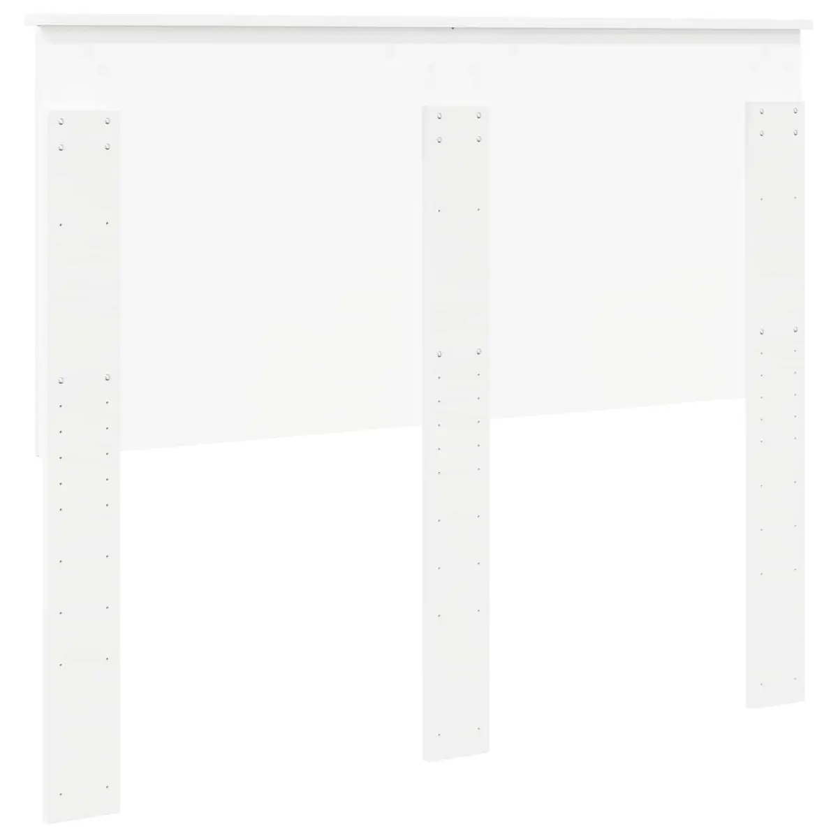 White Engineered Wood Headboard for Modern Bedrooms