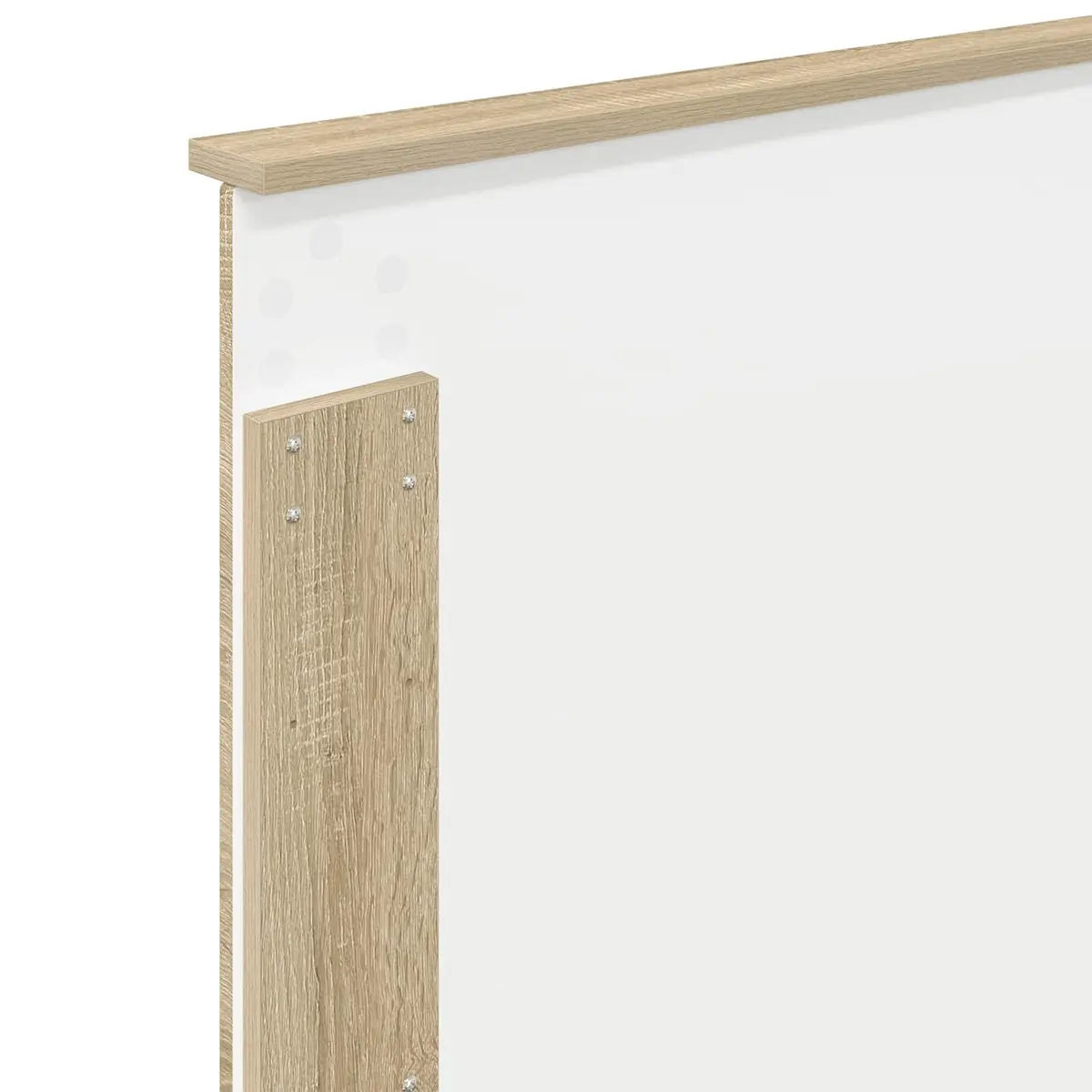 Engineered Wood 90cm Modern Headboard in Brown