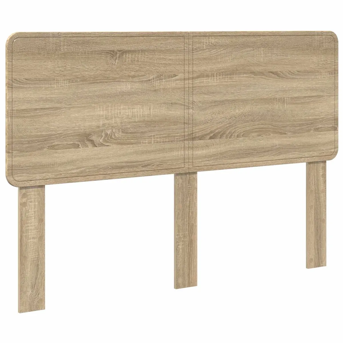 Brown Engineered Wood Headboard in Sonoma Oak